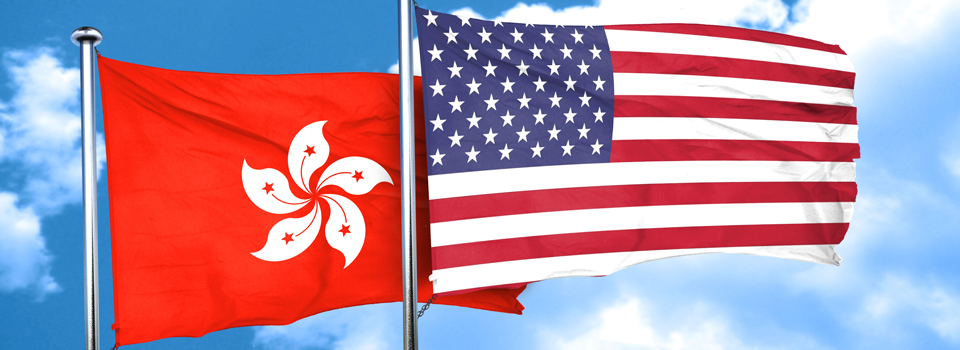 Image result for usa hong kong flags